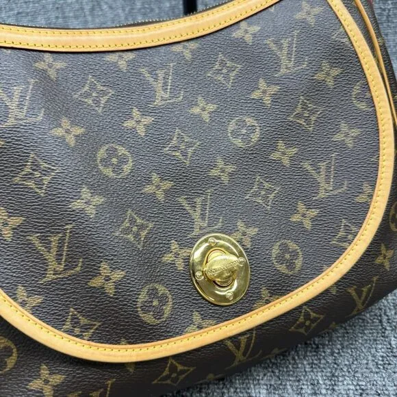 Louis Vuitton Tulum Brown Monogram Canvas Shoulder Bag 850-041425 - Picture 3 of 15